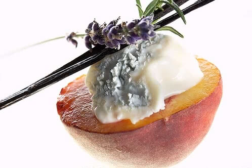 Recept: Gorgonzola op gebakken perzik