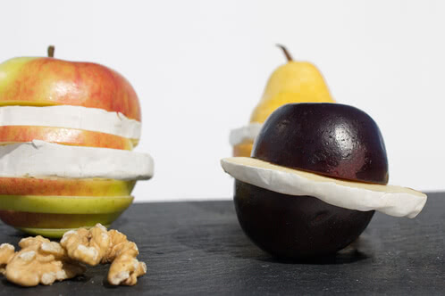 Recept: gegrild fruit met Camembert