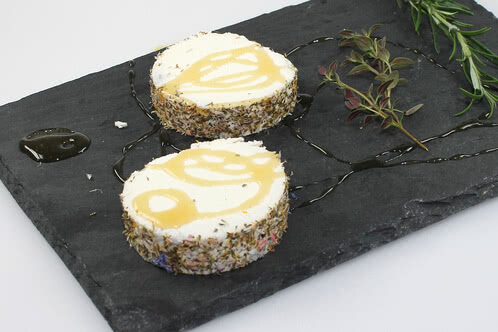 Recept: Gegrilde geitenVerse kaas met honing